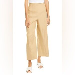 Vince SZ 10 Crop Wide Leg Linen Blend Pants